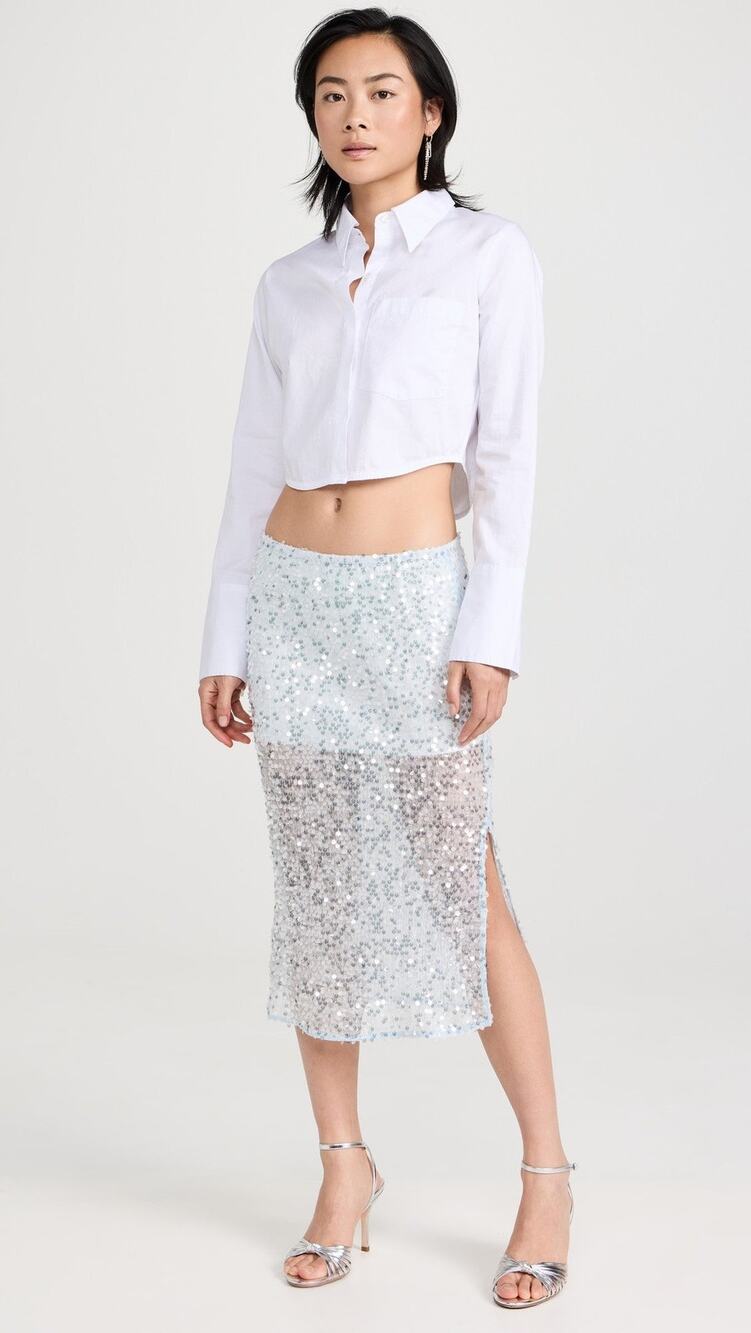 SIEDRES Helen Skirt Light Blue - 34/US 2